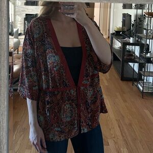 Urban Outfitters Bohemian Paisley Kimono Cardigan